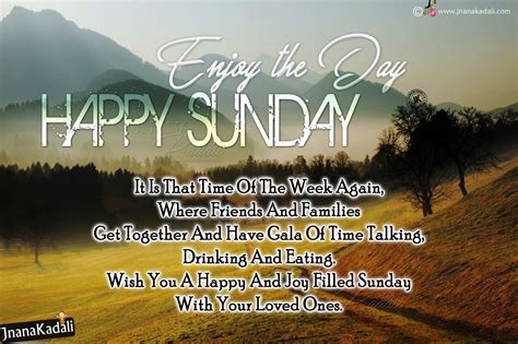 Happy Sunday Joyful Quotes With Misty Morning Hd Wallpaprs in English ...