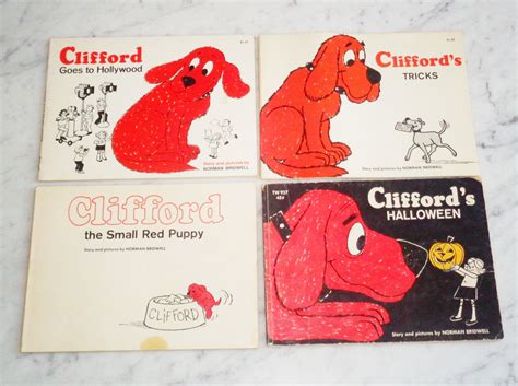 Clifford the Big Red Dog Books by Norman Bidwell Halloween - Etsy Canada