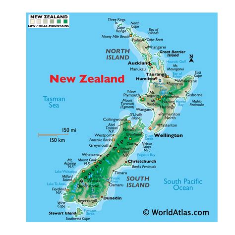 New Zealand Maps & Facts - World Atlas