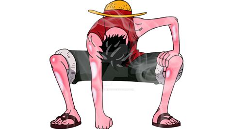 Luffy Gear 2nd by KuroiSenpuu on DeviantArt