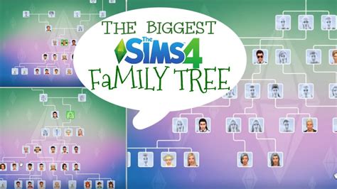 Sims 4 Big Family Tree