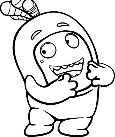 Oddbods coloring pages - Free coloring pages for Kids