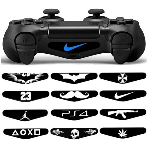 1 pair For Playstation 4 LED Light Bar Sticker Decal PS4 Controller ...