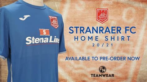 Stranraer FC 150th Anniversary Home Kit 2020-21 » The Kitman