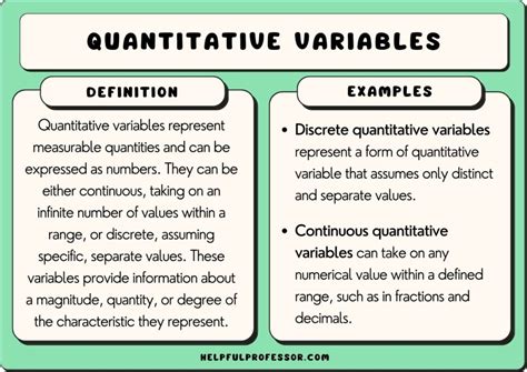 25 Quantitative Variable Examples (2024)