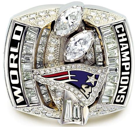 Patriots Super Bowl XXXVIII Ring | Super bowl rings, Nfl championship ...