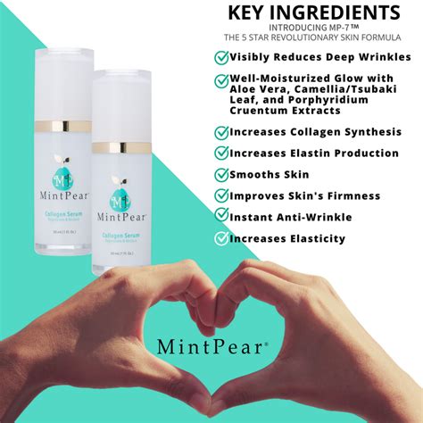 Face Serum for Wrinkle Free Skin Anti Aging Smoothing Wrinkles – MintPear