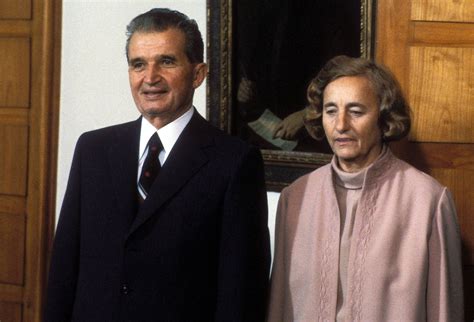 Nicolae Ceausescu And His Wife Elena