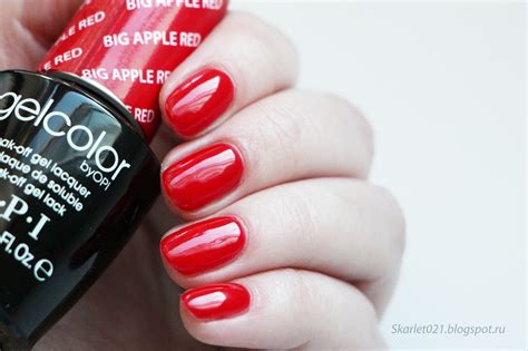 OPI gelcolor / Big Apple Red n25