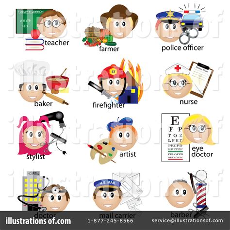 Occupations Clipart #89140 - Illustration by Pams Clipart