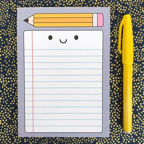 Happy Stationery Kawaii Notepad – Asking For Trouble