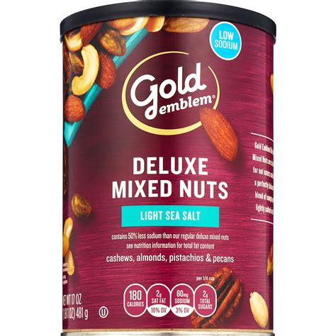 Gold Emblem Deluxe Mixed Nuts Lightly Salted, 17 OZ | Pick Up In Store ...