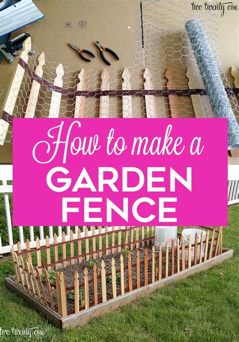 How To Build A Fence Around Garden - Phaseisland17