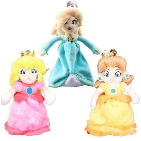 Buy uiuoutoy Princess Peach & Daisy & Rosalina Plush 8'' Set of 3pcs ...