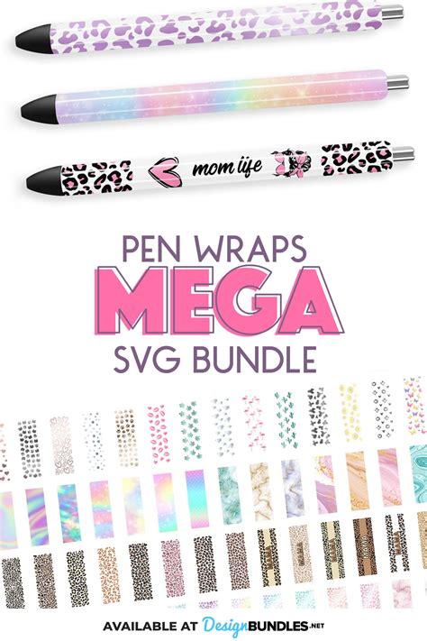 Pen Wraps Mega Bundle, Glitter Pen Wraps, Pen Wraps Patterns