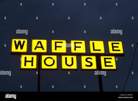 Waffle house logo hi-res stock photography and images - Alamy