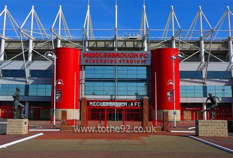 Middlesbrough FC | Riverside Stadium | Football League Ground Guide