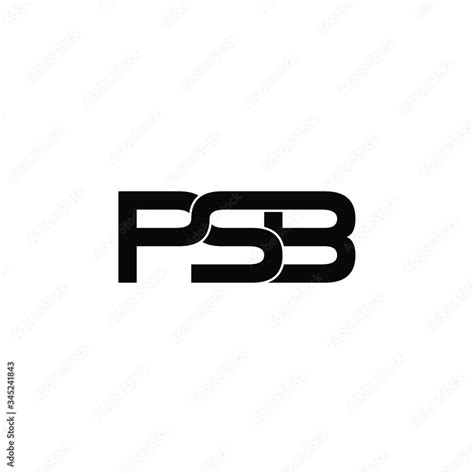 psb letter original monogram logo design Stock Vector | Adobe Stock