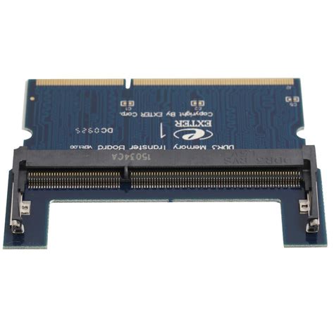 DDR2/DDR3 Laptop SO DIMM to Desktop DIMM Adapter Memory RAM Adapter ...