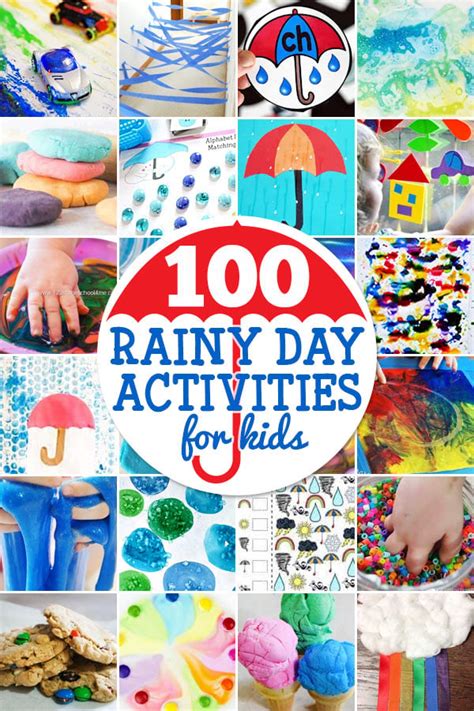 ☔ 100 Things to Do on a Rainy Day - Rainy Day Activities for Kids