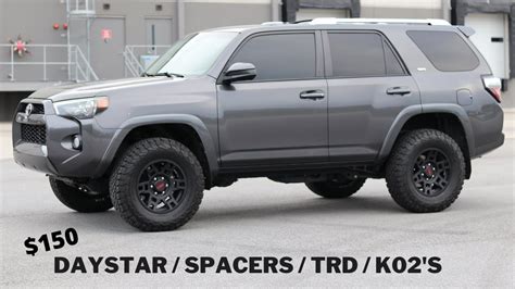 CHEAP & EASY 4Runner Lift Kit - Daystar 2.5" / 275's / 1.25" Spacers ...