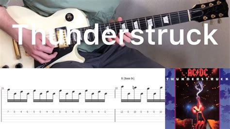 AC/DC - Thunderstruck (guitar cover with tabs & chords) - YouTube