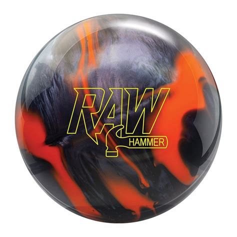 Hammer Raw Hammer Orange/Black Bowling Ball