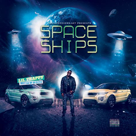 Space Ships Mixtape Cover Design Template | MixtapeCovers.net