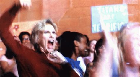 Glee Sue Sylvester GIF – Glee Sue Sylvester Cheering – discover and ...