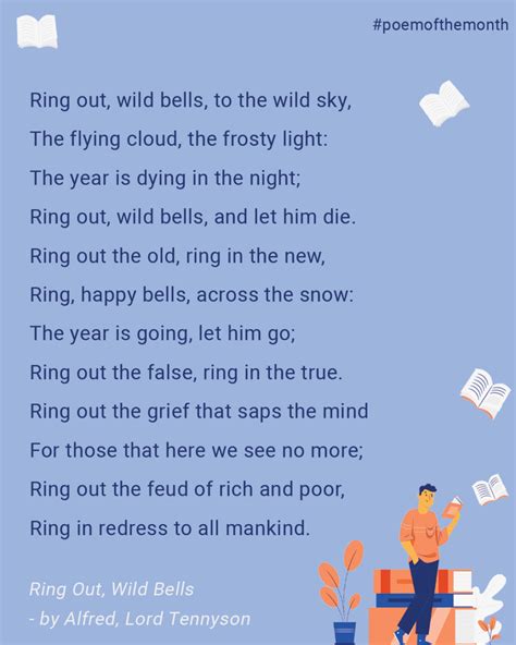 Ring Out, Wild Bells - A Poem by Alfred, Lord Tennyson | Read & Co. Book