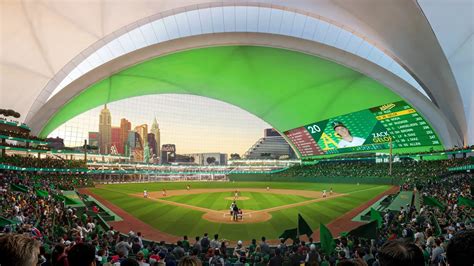 Athletics release new Las Vegas ballpark renderings for Tropicana site ...