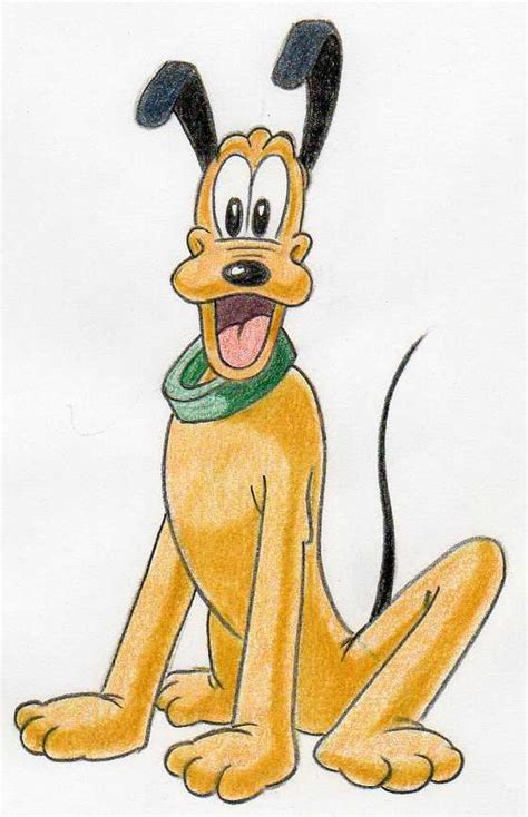 Learn How To Draw Pluto Pup.