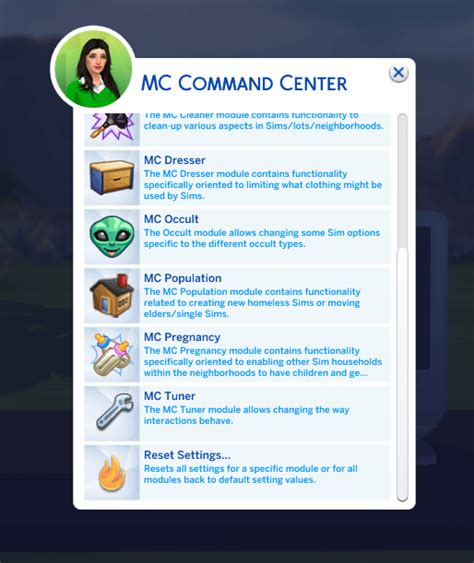 Sims 4 MC Command Center (MCCC) - The Most Essential Mod You'll Ever ...