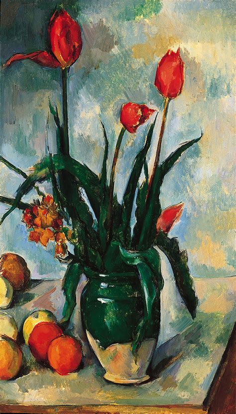 "Tulips in a Vase” by Paul Cézanne | Daily Dose of Art