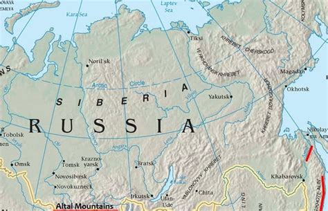 Siberian Tiger Habitat Map