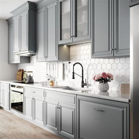 Backsplash For Grey Kitchen Cabinets – Things In The Kitchen