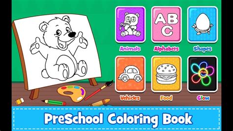 Coloring Games : PreSchool Coloring Book for kids - Games for toddlers ...