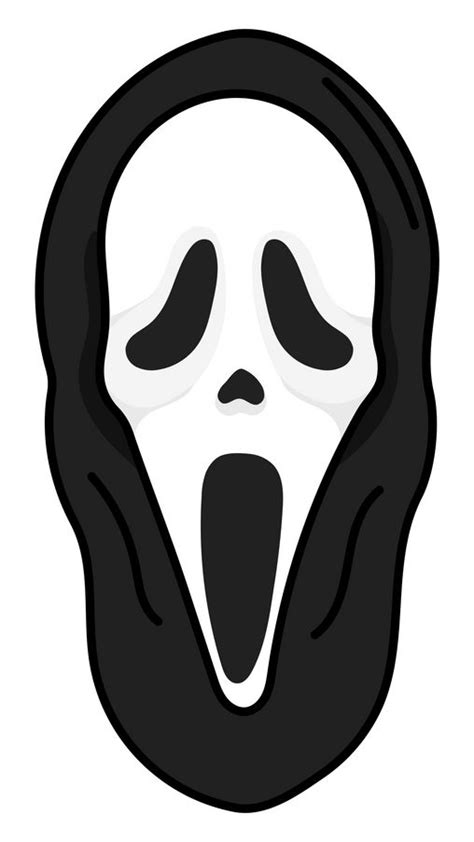 Scream Ghostface Sticker - A Scary Sticker for Halloween