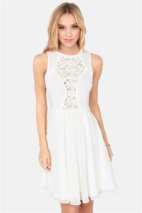 Lumier Dress - Ivory Dress - Sleeveless Dress - $96.00 - Lulus