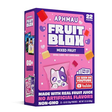 FruitBlox Aphmau Mixed Fruit Snacks, 22 Count - Walmart.com