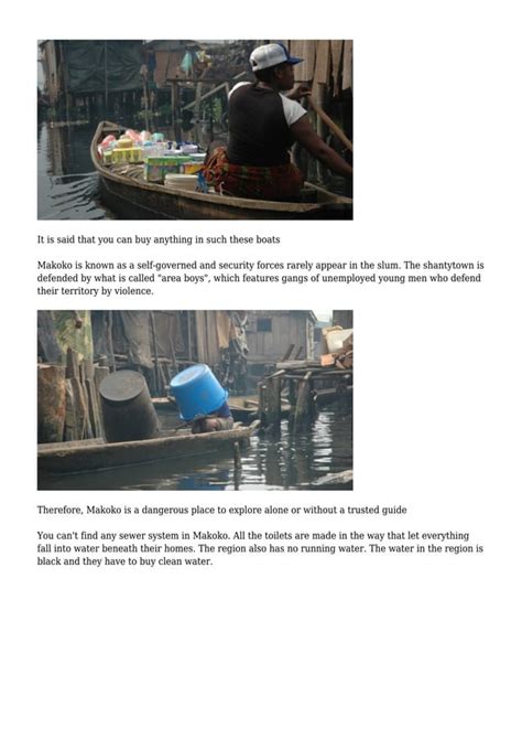 Discover Makoko - Nigeria's Floating Slum | PDF