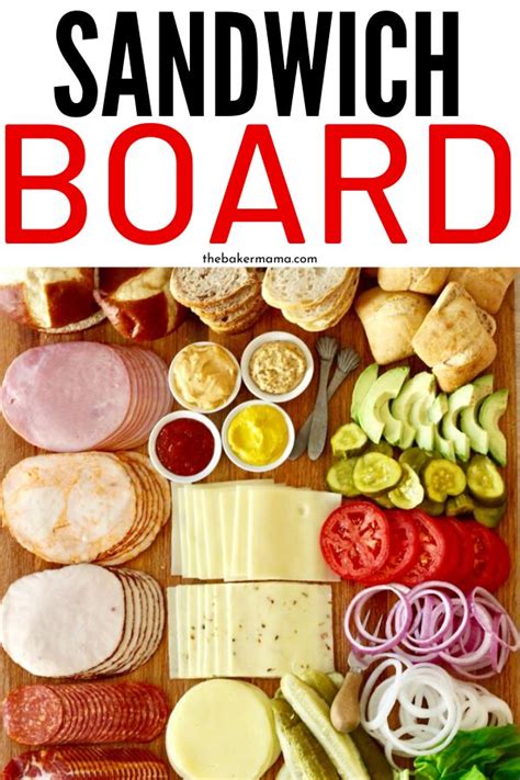 Sandwich Board | Party sandwiches, Delicious sandwiches, Charcuterie ...