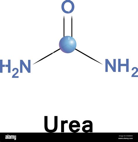 Urea chemical formula, medical vector illustration Stock Vector Art ...