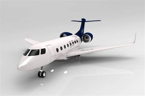 Gulfstream G650ER 3D model Download for Free