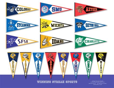 College Pennants Clip Art | How We Raise Credit Scores