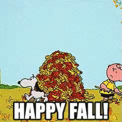 Snoopy Autumn GIF - Happy Fall Snoopy Leaves - Discover & Share GIFs