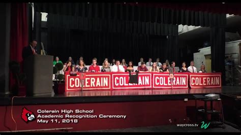 Colerain High School Academic Recognition Ceremony: May 11, 2018 - YouTube