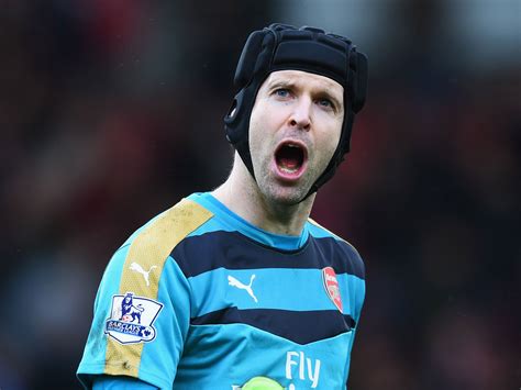 Petr Cech Without Helmet