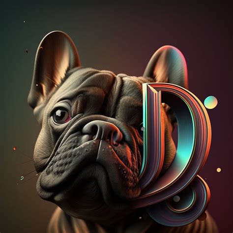 French Bulldog Neon Wallpaper - Etsy