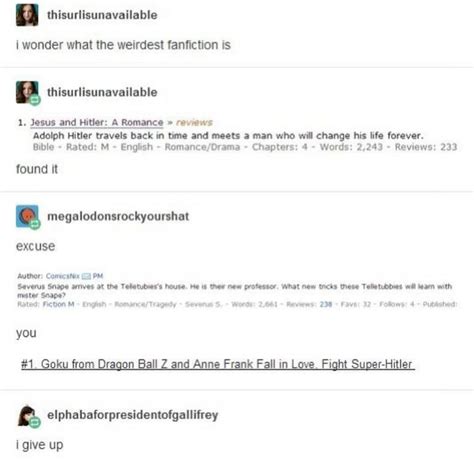 Fanfiction : r/tumblr